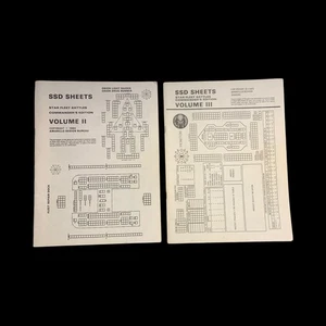 Star Fleet Battles SSD Vol II & III (1984) Edizione Comandante Libretti TFG - Foto 1 di 13
