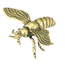Mini Brass Bee Ornament Vintage Bumblebee Figurine for Home Office Decor-SC