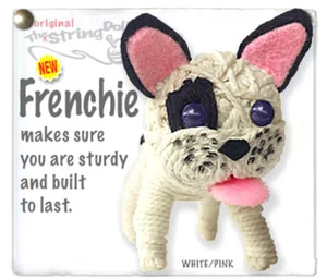 Kamibashi Frenchie Bulldog The Original String Doll Gang Keychain Clip - Picture 1 of 1