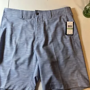Pantalones Cortos Callaway Golf Para Hombres 34 Azul Infinito Chevron Cintura Elastizada Opti-Dri Nuevos con Etiquetas - Imagen 1 de 6