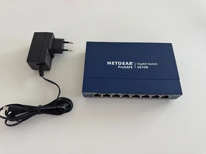 NETGEAR PROSAFE GS108 GE V4 / 8-PORT GIGABIT ETHERNET SWITCH / UNMANAGED - Bild 1 von 2