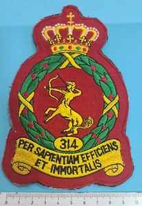 Rare® 80s RNLAF Royal Netherlands Airforce 314 sqd NF-5 Tiger Patch vlkro - Bild 1 von 2