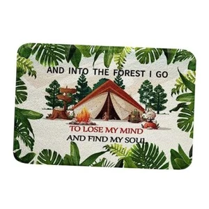 Happy Camping Bath Mats for Bathroom Camper Bathroom Rugs for 20"x32" Multi 08 - Picture 1 of 7