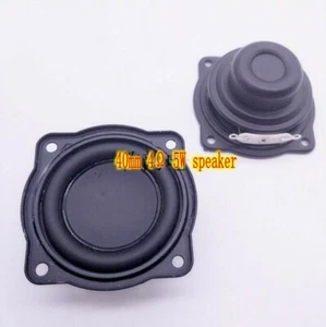 2pcs 40mm 4Ω 5W Speaker Full frequency Loudspeaker Rubber Waterproof Audio Parts - Picture 1 of 5
