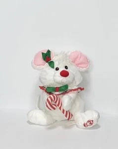 Fisher Price Puffalump weiße Maus Zuckerstange Stofftier Plüsch 11 Zoll 1987 - Bild 1 von 7