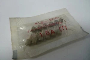 Fuse 1.6A  6 Glass Antisurge Fuse 5mm x 20mm Radio Spares 412-655 - Picture 1 of 12