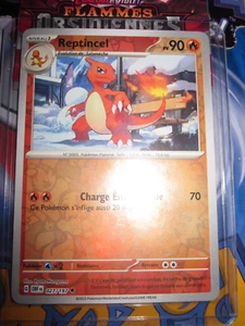 POKEMON REPTINCEL 027/197 UNCO REVERSE HOLOFOIL FLAMMES OBSIDIENNES OBF EV3 - Picture 1 of 2
