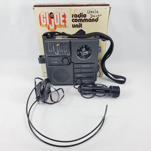 RARE 1975 Hasbro GI Joe Radio Command Unit with Original Box (read description) Cover