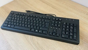 Nowa Oryginalna Klawiatura Niemiecka HP KU-1516 USB QWERTZ 697737-041 - Zdjęcie 1 z 9