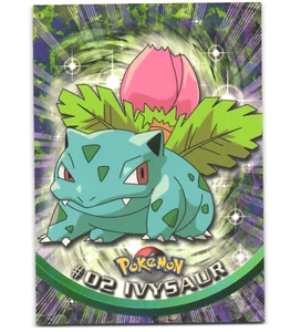 Pokemon 1999 Near Mint NM Topps Series 1 2nd Print Black Logo Ivysaur 02 - Picture 1 of 2