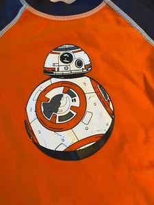 HANNA ANDERSSON Star Wars BB8 RASHGUARD SS SHIRT BOYS SZ 4T 100 - Picture 1 of 3