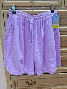 NWT NEW FRESH PRODUCE Thistle Purple (Lilac) Classic Jersey Shorts Medium M - Picture 1 of 5