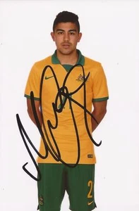 FOTO RETRATO 6x4 firmada por Massimo Luongo AUSTRALIA + CERTIFICADO DE AUTENTICIDAD - Imagen 1 de 1