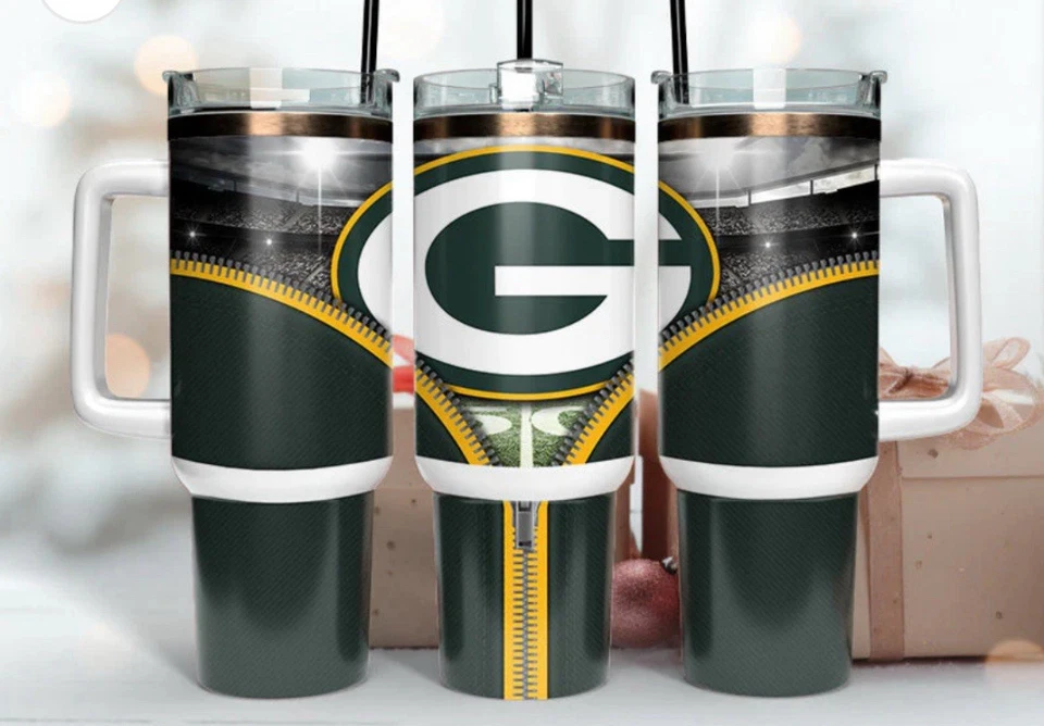 Стакан футбольный Green Bay Packers 40 унций - Изображение 1 из 1