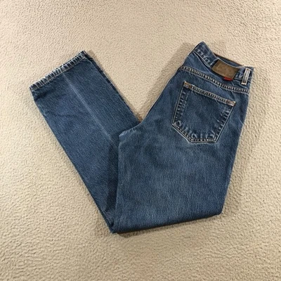 De colección DKNY Pantalones Mujer 10 Azul Denim Jeans Hecho en México Foto 1 de 4