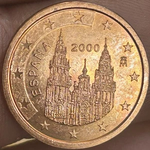 Spanien 5 Euro Cent 2000 Atemberaubendes Sammlungsstück | Espanien 5 Centavos | - Bild 1 von 7