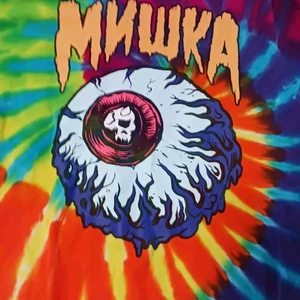 Mishka MNWKA Men’s Tshirt Tye Dye Medium Eyeball Novelty Destroy Eyeball - Picture 1 of 6