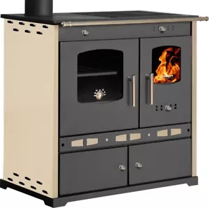 EEK A+ Küchenofen Holzherd Perfect ECO LUX creme, linke Version - 7,38 kW TOP - Bild 1 von 7