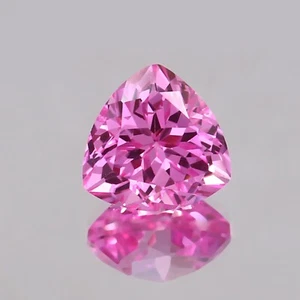 Flawless Ceylon Pink Sapphire 13x13mm Trillion Cut – Loose Gemstone for Ring - Picture 1 of 24