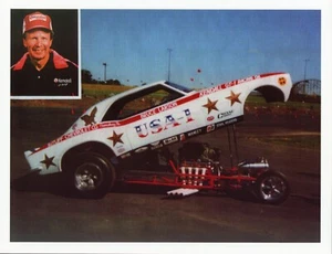 "Bruce Larson" "USA-1" 1968 Chevy Camaro NITRO Funny Car ORIGINAL HANDOUT! #(1) - Picture 1 of 2