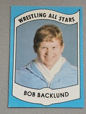 BOB BACKLUND WRESTLING ALL STARS 1982 SERIES A #12 card
