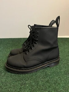 Doc Marten 1460 Mono Black Boots UK 7 Mens 8 Womens 9 $150+ Ballistic Combat Cas - Picture 1 of 9