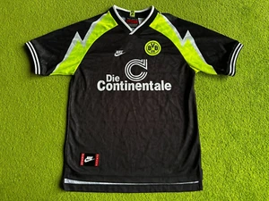 Trikot Shirt Jersey Borussia Dortmund BVB Nike 1995 1996 schwarz Meister 176/S/M - Bild 1 von 17