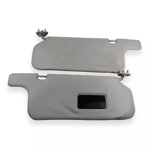 1996-2000 Toyota RAV4 Driver & Passenger Side Sun Visor Pair Gray Vinyl - Picture 1 of 7