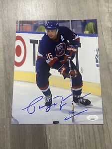 Pat Lafontaine Hand-Signed Autographed NY Islanders 8x10 Photo JSA COA