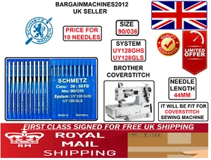 SCHMETZ UY128GLS UY128GHS CANU:39:55FB NM90/036 INDUSTRIAL SEWING MACHINE NEEDLE - Picture 1 of 3