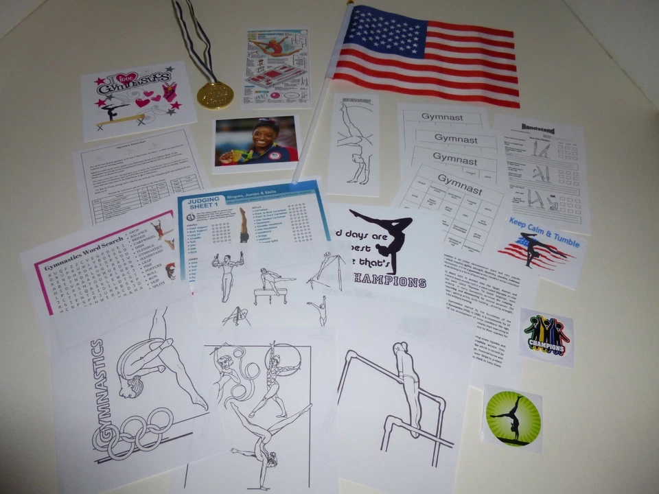 Juego de hiedra tamaño muñeca GYMNASTICS OLIMPICS #1 para AMERICAN GIRL Lila McKenna Foto 1 de 1