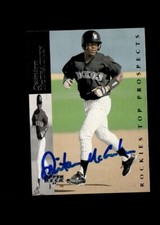 Quinton McCracken 1994 Upper Deck Minors authentic autographed card