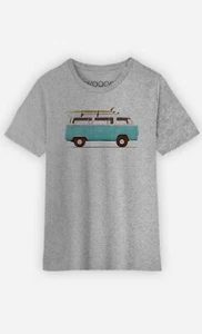 Personalized T-Shirt For Boys Short Sleeves Gray - Picture 1 of 5