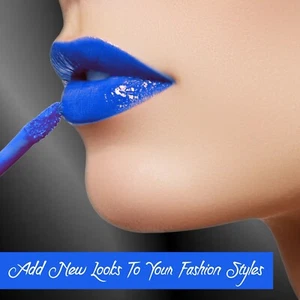 Suckable Lips Blue liquid water proof Lipstick - Picture 1 of 4