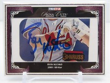 RYAN KLESKO 2008 TRI-STAR SIGNA CUTS PURPLE PARALLEL CUT AUTOGRAPH! 1/1!! BRAVES