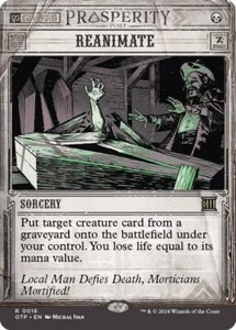 MTG Reanimate 18 Rare OTJ Breaking News - Picture 1 of 1