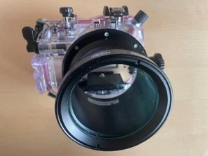 Olympus Unterwasserkameragehäuse PT-E 02            + PPO-E01 + Blitzg. PFL-E01 - Bild 1 von 24