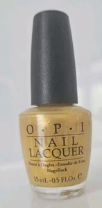OPI Nail Polish 18K Ginza Gold Shimmer 15ml Black Label Rare - Picture 1 of 4
