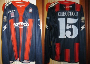 maglia crotone checcucci zeus nr 15 sovreco - Foto 1 di 1