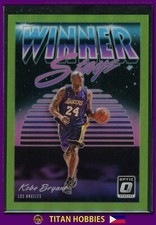 2018-19 Panini Donruss Optic Winner Stays GREEN HOLO #2 Kobe Bryant HOLO /149