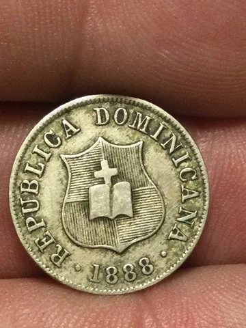 1888 Dominican Republic  2 1/2 Centavos Cover