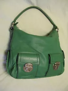 Marc Jacobs Collection 'Blake' Emerald Green Multi-Pocket Hobo Bag Gilmore Style - Picture 1 of 11