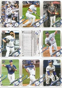 2021 Topps Los Angeles Dodgers Walmart Gold Star Complete Team Set (31) - Picture 1 of 1