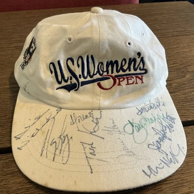 Vintage Collector’s US Women’s Open Golf Cap with 11 signatures- See Photos - Image 1 of 4