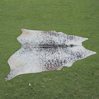 Alfombra de piso de piel de vaca 100 % real para área natural (61"x64") CC1385 Foto 1 de 2
