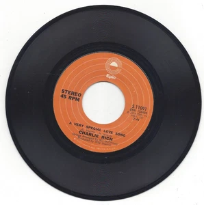 CHARLIE RICH, "A VERY SPECIAL LOVE SONG" - Picture 1 of 2