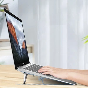 2 szt. Laptop Stojak chłodzący Biuro Regulowany uchwyt Komputer Riser do podwójnego - Zdjęcie 1 z 12