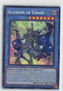 YuGiOh Dueling Heroes Tins Illusion of Chaos Prismatic Secret Rare #MP23-EN017 - Picture 1 of 2