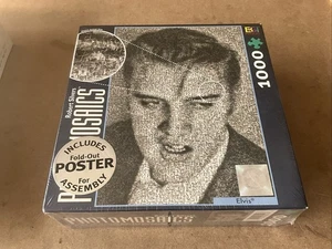 Vintage Elvis Presley 1000 Teile Puzzle Photomosaics NEU VERSIEGELT - Bild 1 von 4