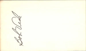 Bob Veale Signed 3x5 Index Card Cut d.25 Pirates Boston Red Sox Autograph Den - Picture 1 of 1